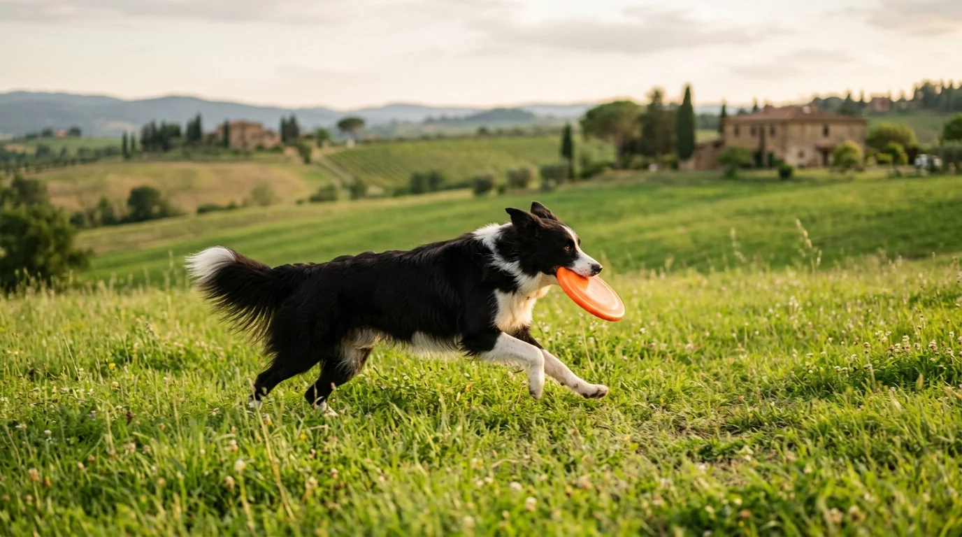 Border Collie, cane di taglia media con il pelo lungo con sottopelo