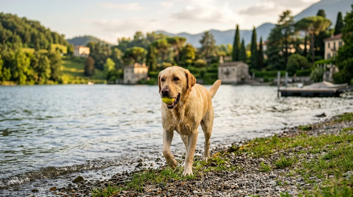 Labrador Retriever, cane di taglia grande con il pelo corto con sottopelo