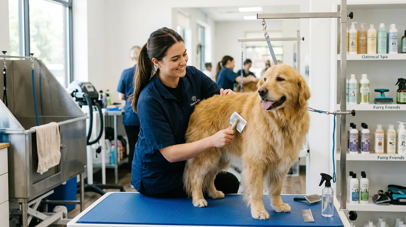 Toelettatura del cane: spazzolatura professionale o domestica del manto